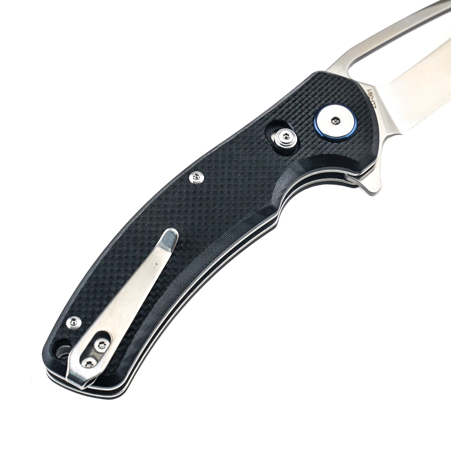 Cruiser Crossbar Lock Folding Knife Black G10 (2.5'' D2) ZD-091