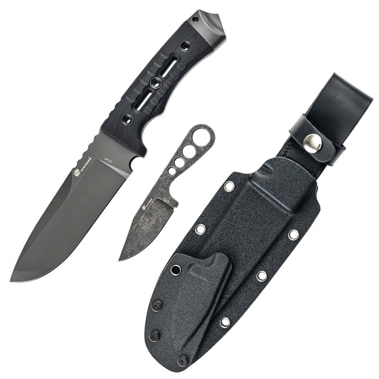 The Tracker Fixed Blade Knife Suit Black G10 (5.12‘' DC53) D-307